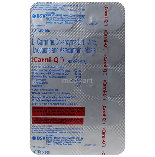carni q tablet 10's